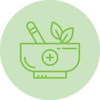 Herbal Treatment Vector Icon