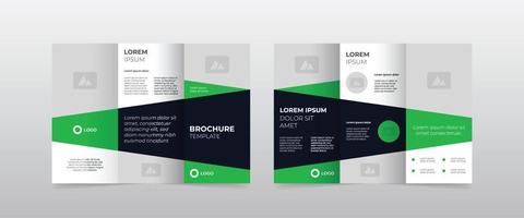 modern unique a4 trifold brochure template vector