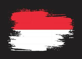 abstracto colorido indonesia grunge textura bandera vector