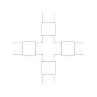 pipe connection icon illustration design vector