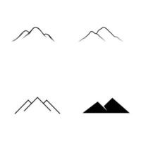 mountain icon vektor vector