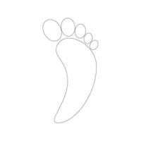 human footprint logo vektor vector