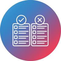 Copy Length Line Gradient Circle Background Icon vector