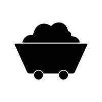 coal mining icon vector