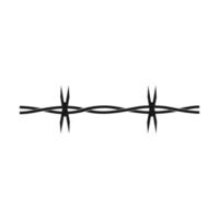 barbed wire icon illustration design vector