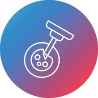 In Vitro Fertilization Line Gradient Circle Background Icon vector