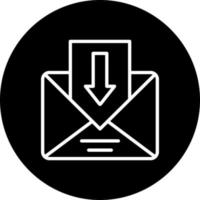 icono de vector de bandeja de entrada de correo