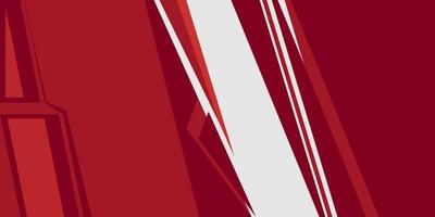 Red abstract background with solid and flat style vector