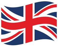 National flag of Great Britain - Flat color icon. vector