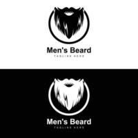 Beard Logo, Vector Barbershop, Design For Male Appearance, Barber, Hair, Fashion