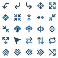 Two color icons for Sign and Symbol. vector