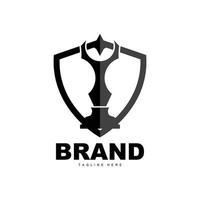 Trophy Logo Design, Award Winner Championship Trophy Vector, Success Brand vector