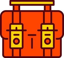 icono de vector de bolsa de cámara