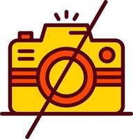 Ban Camera Vector Icon