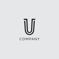 Letter U Logo Design Template vector