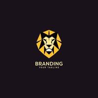 Lion King Logo Design Template vector