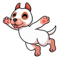 Cute bully kutta cartoon posing vector