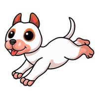 Cute bully kutta cartoon running vector