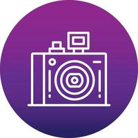Compact Camera Vector Icon