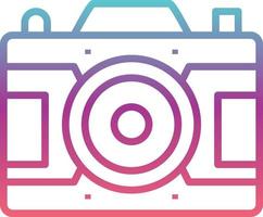 icono de vector de cámara dslr