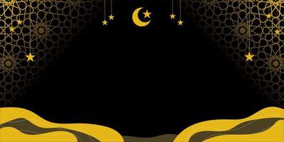 vector illustration of an Islamic background