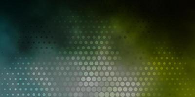 Light Blue, Green vector backdrop with dots.