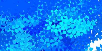 Dark blue, green vector background with polygonal forms.