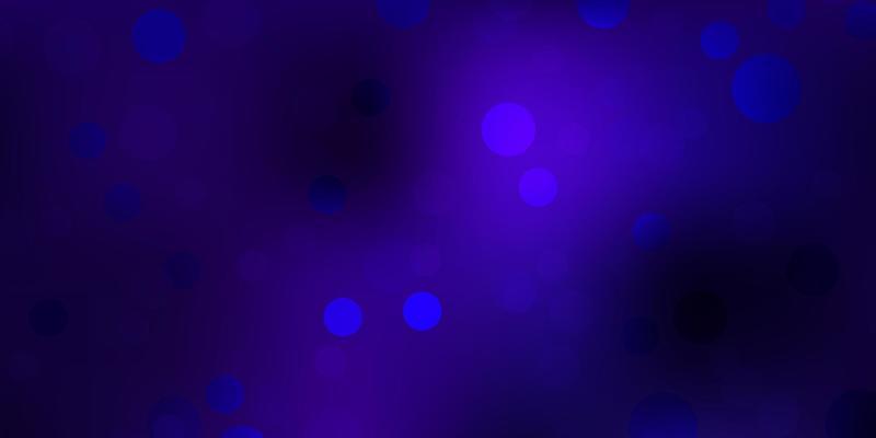 Dark purple vector texture with disks.
