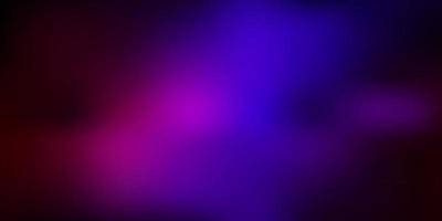 Dark blue, red vector blurred backdrop.