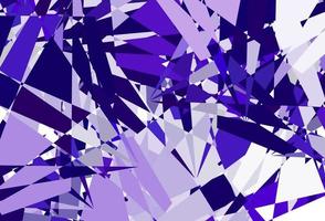 Dark Purple vector texture with random triangles.