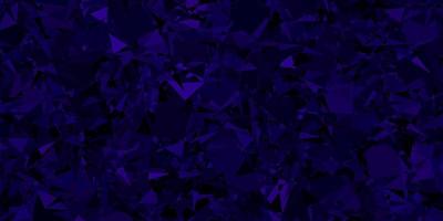 Dark Purple vector layout with triangle forms.