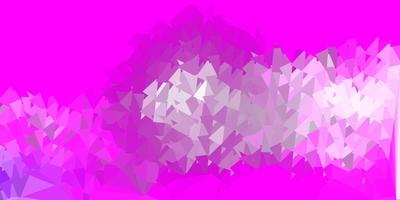 Light purple, pink vector polygonal backdrop.