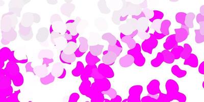 Light purple, pink vector template with abstract forms.