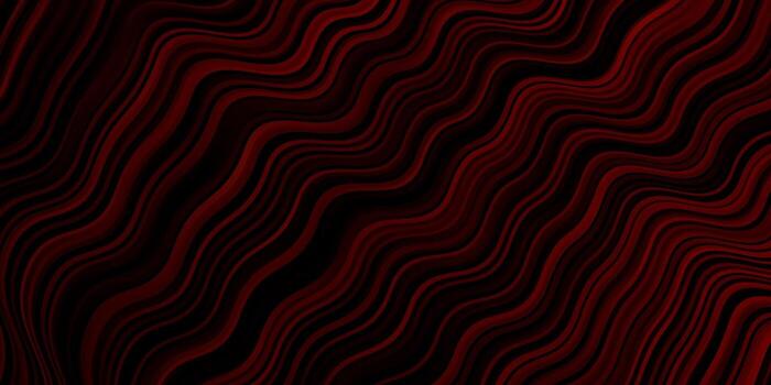 Dark Red vector texture with wry lines.