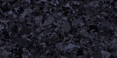 Dark Gray vector template with triangle shapes.