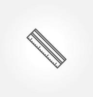 ruler icon vector illustration logo template for many purpose. Isolated on white background.