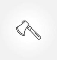 axe icon vector illustration logo template for many purpose. Isolated on white background.