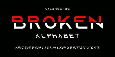 Elegant style alphabet - Decorative alphabet fonts and numbers. vector