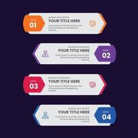 Infographic design vector templates can be used for presentation, diagram, annual report, web design. Business concept steps or process timeline infographic