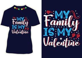 Valentine's day t-shirt design vector