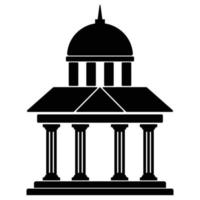 Building Solid Icon vector
