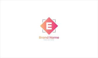 Creative E letter E logo vector template