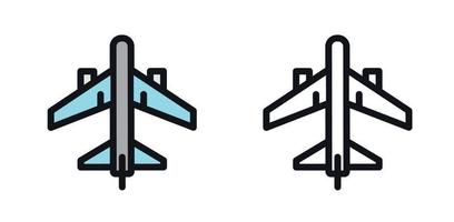 Airplane icon, vector design
