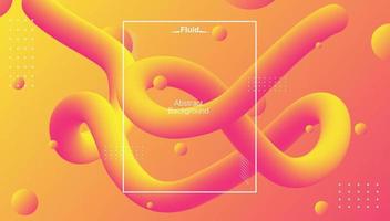 Fluid abstract background. Gradient vector