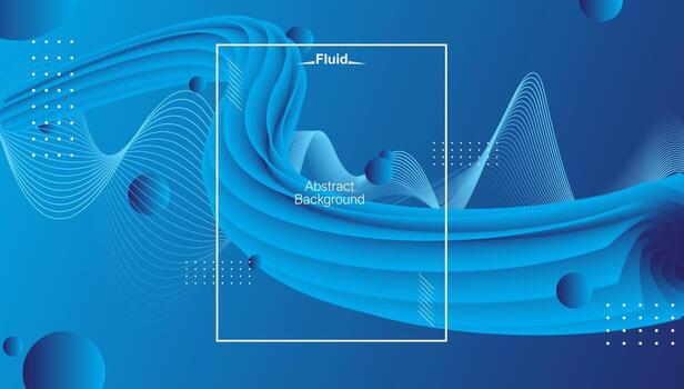 Fluid abstract background. Gradient vector