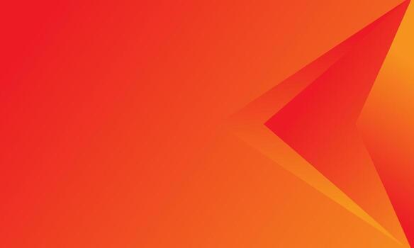 fondo de gradación naranja de triángulo de superposición geométrica moderna para presentación de negocios vector