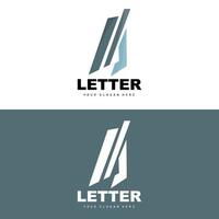 A Letter Logo, Letter Logotype Vector, Product Brand Design, Company Initials, Construction, Education vector