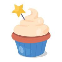 Trendy Cupcake Concepts vector