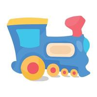 Trendy Toy Train vector