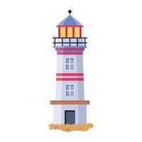 Trendy Safety Tower vector